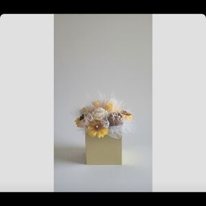 Yellow Floral Gift Box
